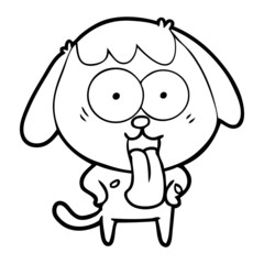 cute cartoon dog