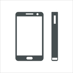 Smartphone icon.  Illustration