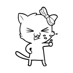 cartoon cat