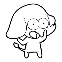 cute cartoon elephant