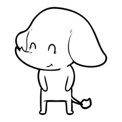 cute cartoon elephant