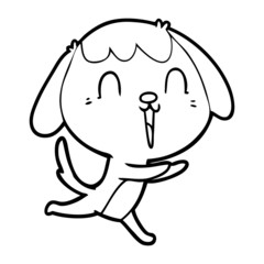 cute cartoon dog