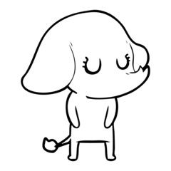 cute cartoon elephant