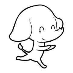 cute cartoon elephant