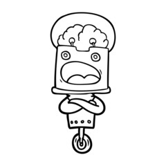 cartoon robot