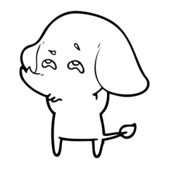 cartoon elephant remembering