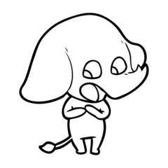 cute cartoon elephant