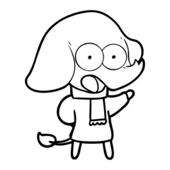 cute cartoon elephant