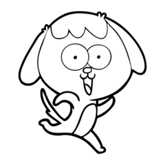 cute cartoon dog