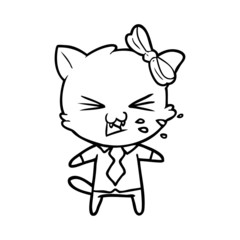 cartoon cat
