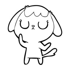 cute cartoon dog