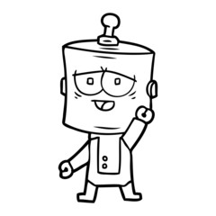 cartoon robot