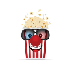 popcorn cartoon illustration