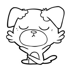 cute cartoon dog