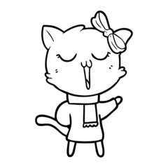 cartoon cat