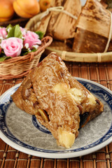 Chinese tradition food - steamed rice dumpling