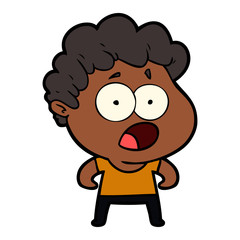 cartoon man gasping in surprise