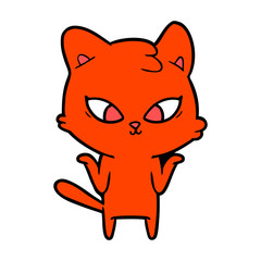 cute cartoon cat