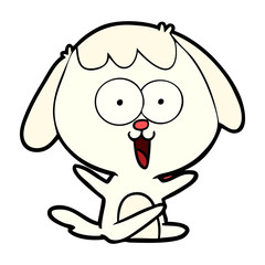 cute cartoon dog