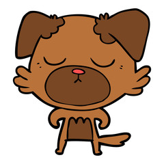 cute cartoon dog