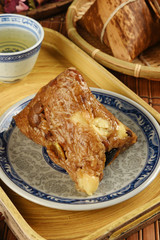 Chinese tradition food - steamed rice dumpling