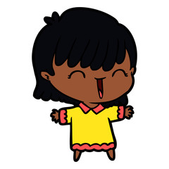 cartoon woman