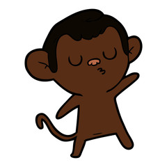 cartoon monkey