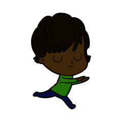 cartoon woman