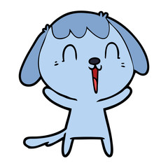 cute cartoon dog