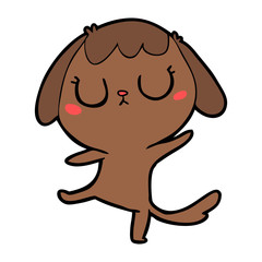 cute cartoon dog