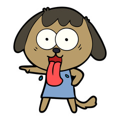 cute cartoon dog