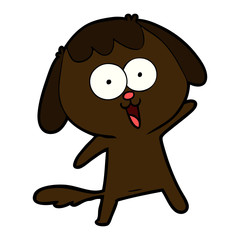 cute cartoon dog