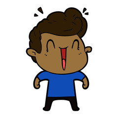 excited man cartoon