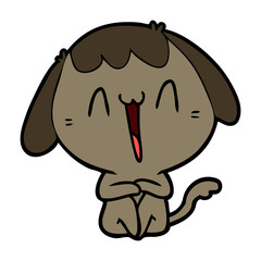 cute cartoon dog