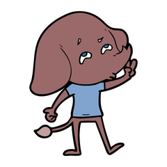 cartoon elephant remembering