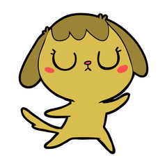 cute cartoon dog