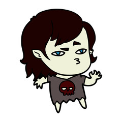 cartoon vampire girl