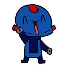 cartoon robot