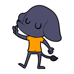 cute cartoon elephant
