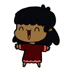 cartoon woman