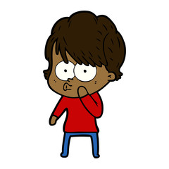 cartoon woman