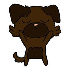 cute cartoon dog
