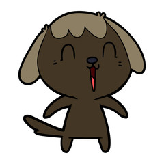 cute cartoon dog