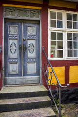 Antique beautiful vintage door in Denmark