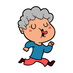 cartoon man singing