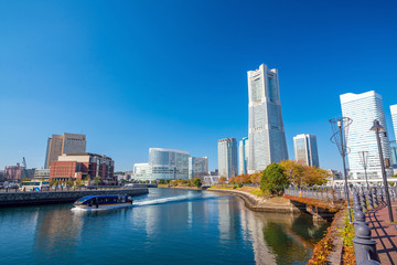Fototapeta premium Cityscape of Yokohama in Japan
