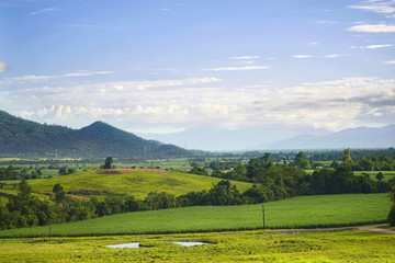 Fototapeta na wymiar View of Tully rural area