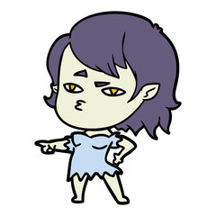 cartoon vampire girl