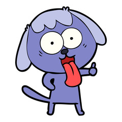 cute cartoon dog