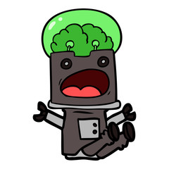 cartoon robot